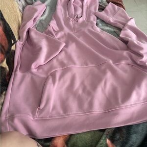 Cozy Light Pink Hoodie - workout